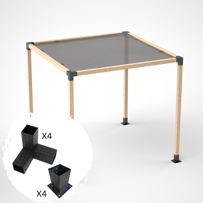 Single Pergola Bracket Kit – Pergola Brackets NZ