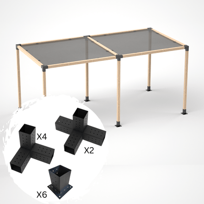 Double Pergola Bracket Kit