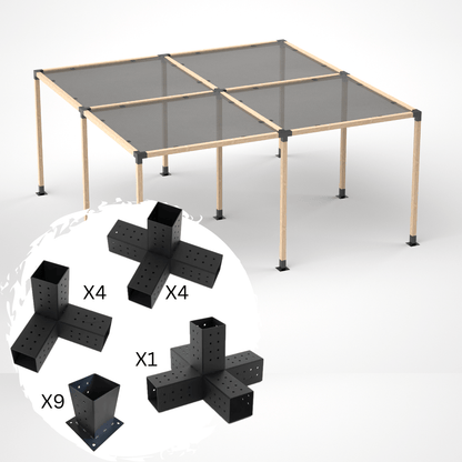 Quad Pergola Bracket Kit